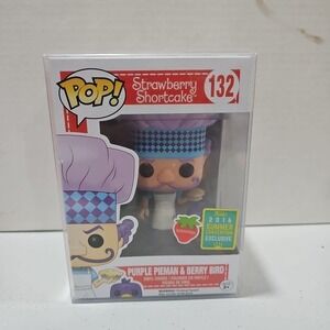 Funko Pop Purple Pieman & Berry Bird #132 Scented Summer Convention Excl W/Prot